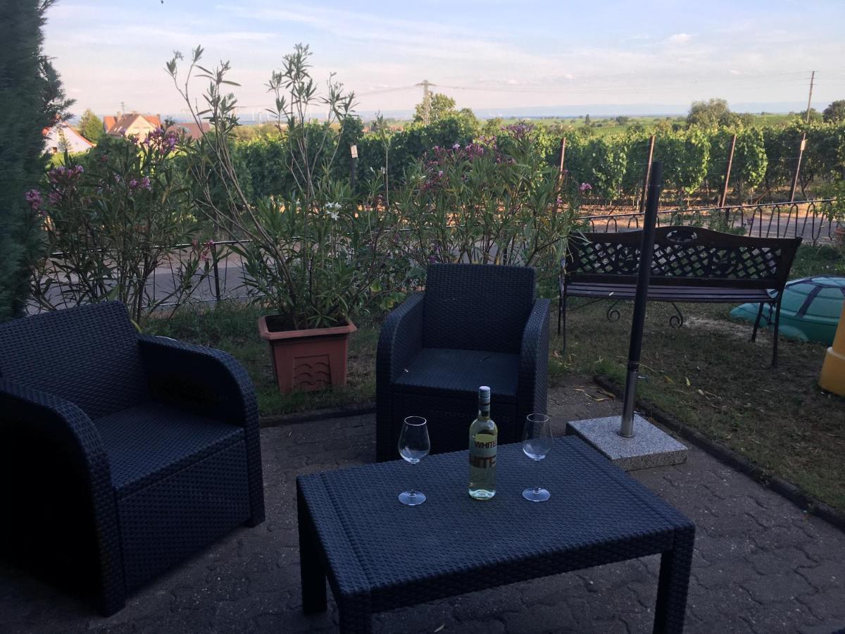 Ferienwohnung Suedpfalzblick Burrweiler Dış mekan fotoğraf